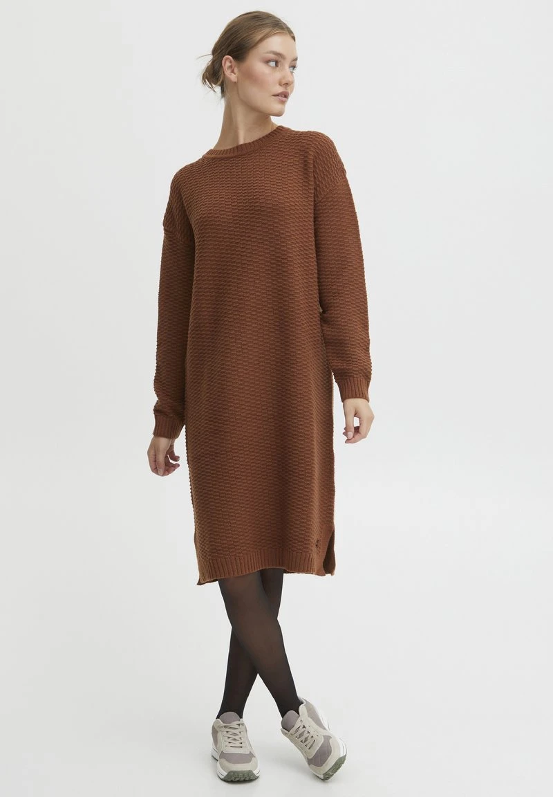 OXMO OXMILIKA - Strickkleid - Brunette 4 OXMO OXMILIKA - Strickkleid - Brunette – Bild 2