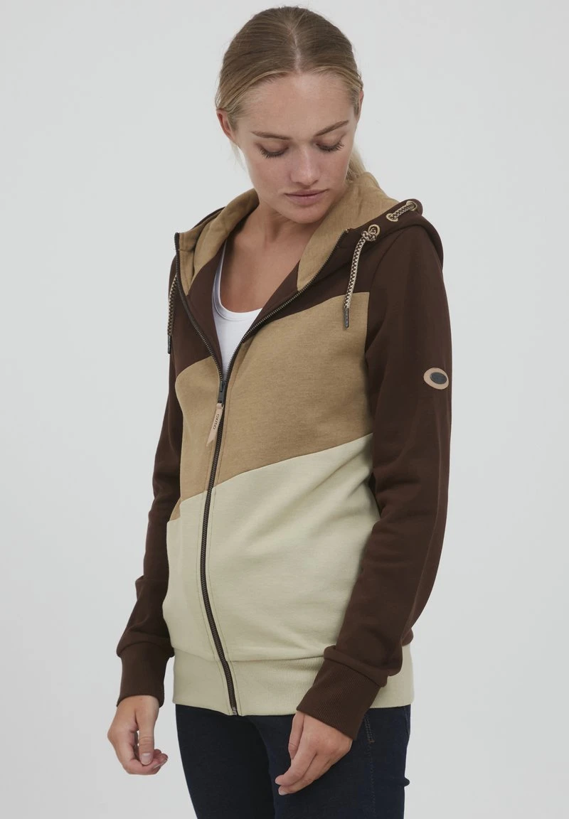 OXMO OXAGGI - Sweatjacke - Chicory Coffee 2 OXMO OXAGGI - Sweatjacke - Chicory Coffee
