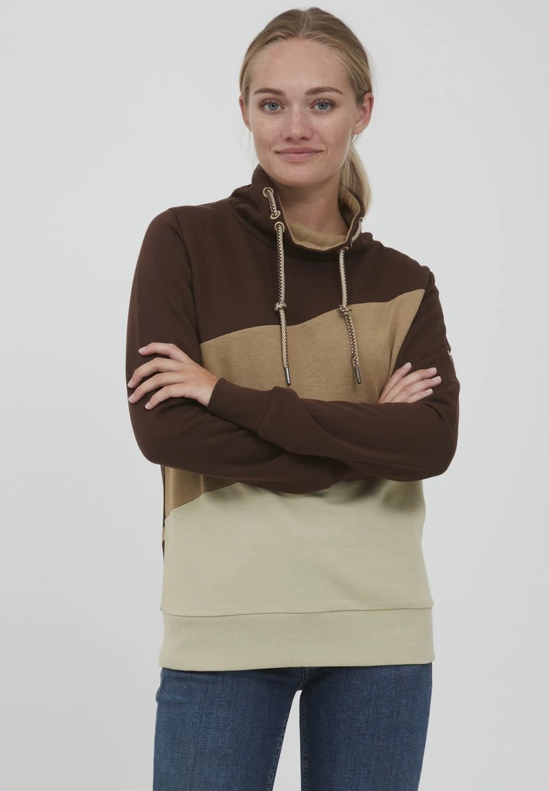 OXMO OXAGDA - Sweatshirt - Chicory Coffee 3 OXMO OXAGDA - Sweatshirt - Chicory Coffee