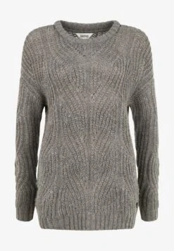 OXMO OXCHIARA - Strickpullover - Medium Grey Melange -Oxmo 0a354e882e5047d9a2a0a213b1672033