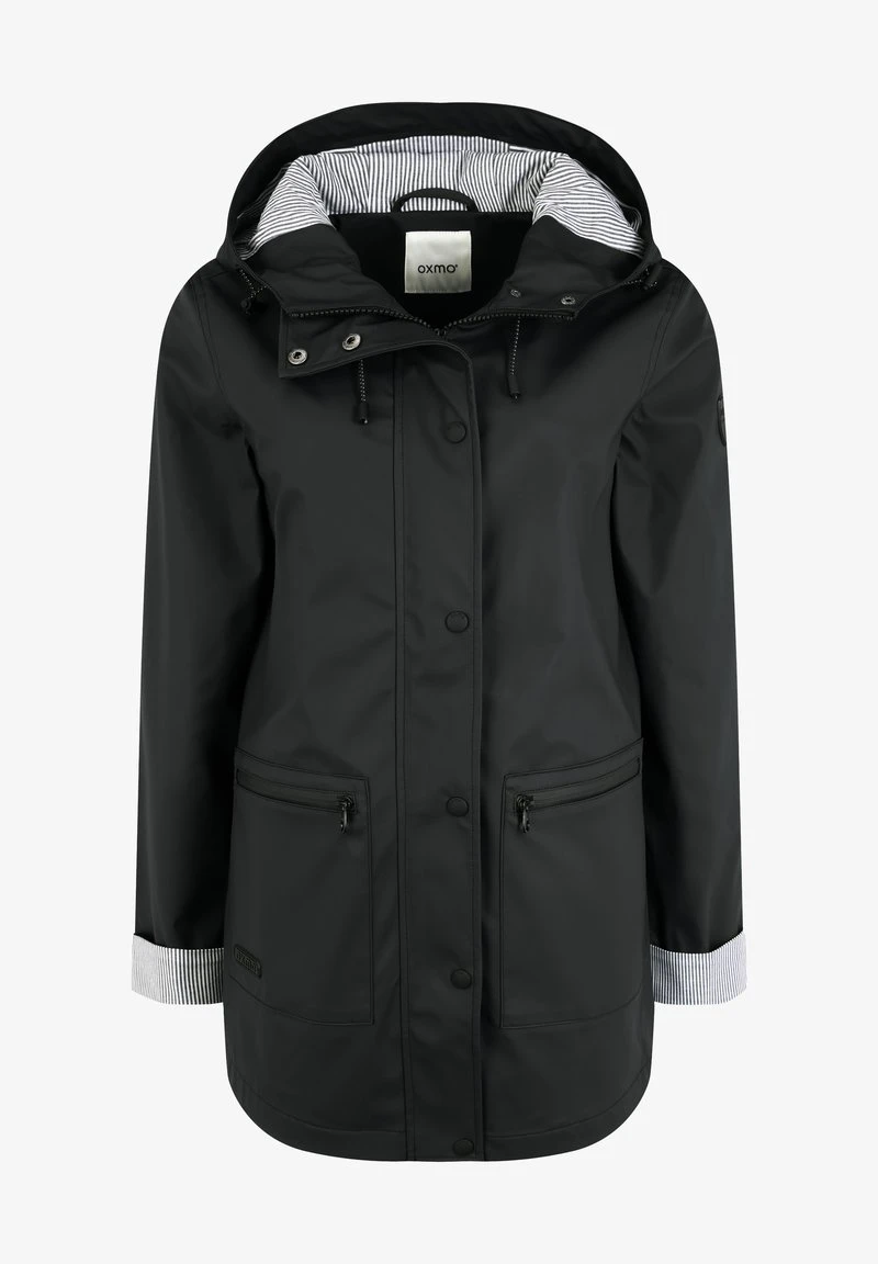 OXMO OXBECKY - Regenjacke / Wasserabweisende Jacke - Black 8 OXMO OXBECKY - Regenjacke / Wasserabweisende Jacke - Black – Bild 6