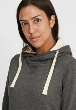 OXMO OXJENNY - Kapuzenpullover - Charcoal -Oxmo 0d59b90407384d28bdc9da98b7ee3cd6