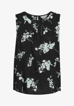 OXMO ESJA - Bluse - Black Mix -Oxmo 10248aeae10448fb87542131ecc1800e