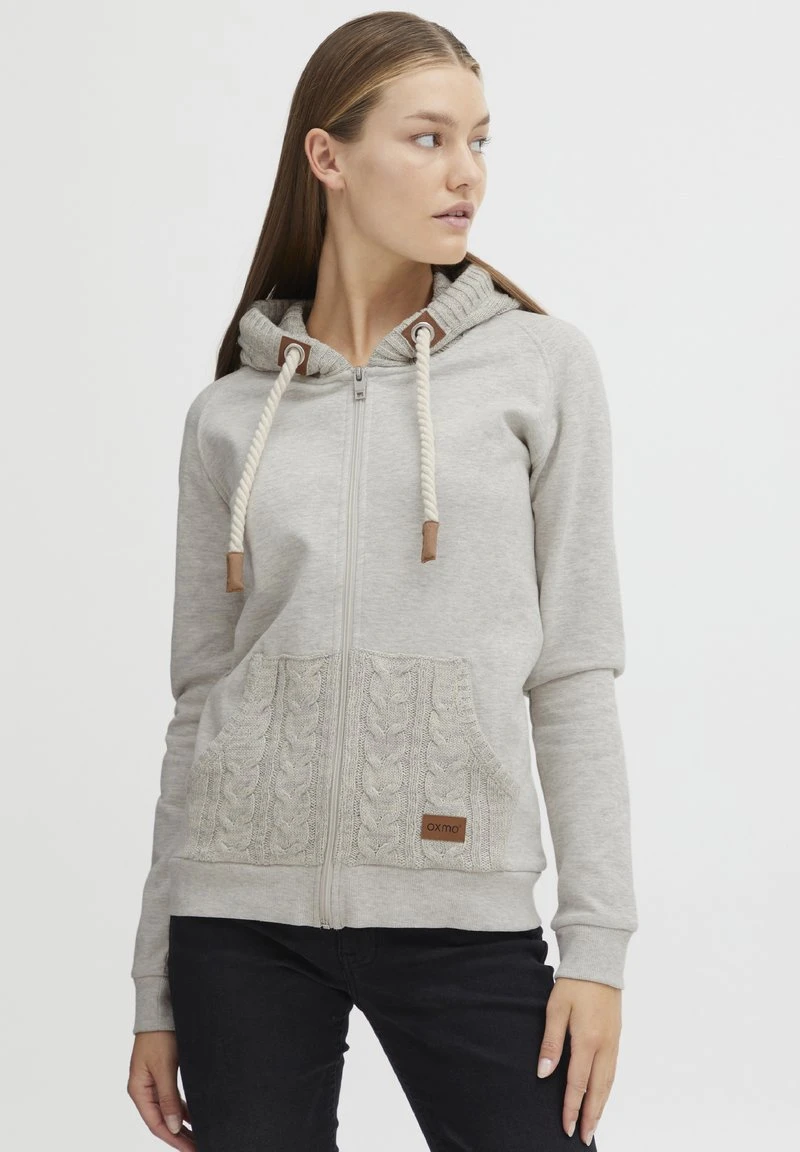 OXMO OXMATILDA - Sweatjacke - Birch Melange 3 OXMO OXMATILDA - Sweatjacke - Birch Melange
