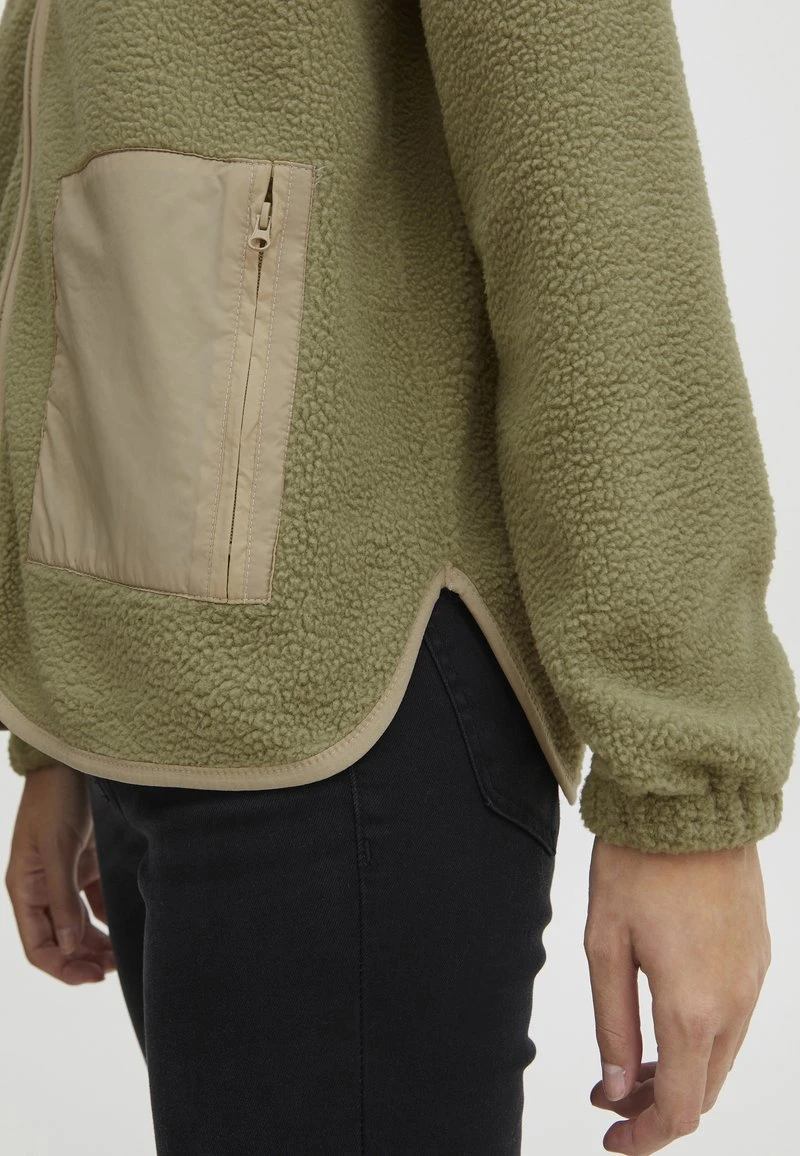 OXMO OXPIPER - Fleecejacke - Oil Green 7 OXMO OXPIPER - Fleecejacke - Oil Green – Bild 5