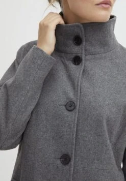OXMO OXVALERINE - Klassischer Mantel - Medium Grey Melange -Oxmo 150e910f30b4477e979f43879a16d580