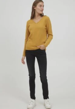 OXMO OXILVA - Strickpullover - Honey Mustard Melange 9 OXMO OXILVA - Strickpullover - Honey Mustard Melange -Oxmo 1578bb63b9de4672ae965d9d51b51618