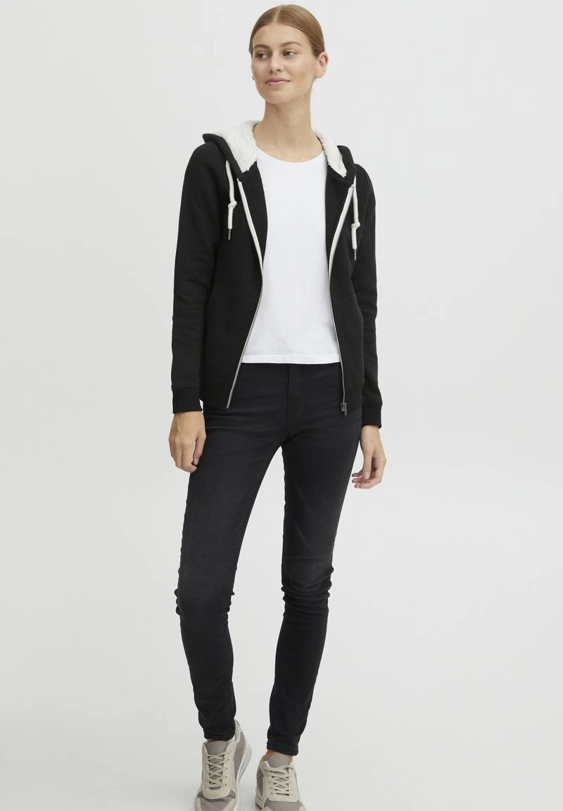 OXMO OXBINJA - Sweatjacke - Black 4 OXMO OXBINJA - Sweatjacke - Black – Bild 2