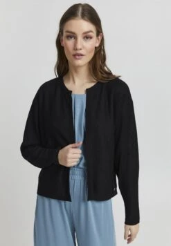 OXMO KIKE - Strickjacke - Black