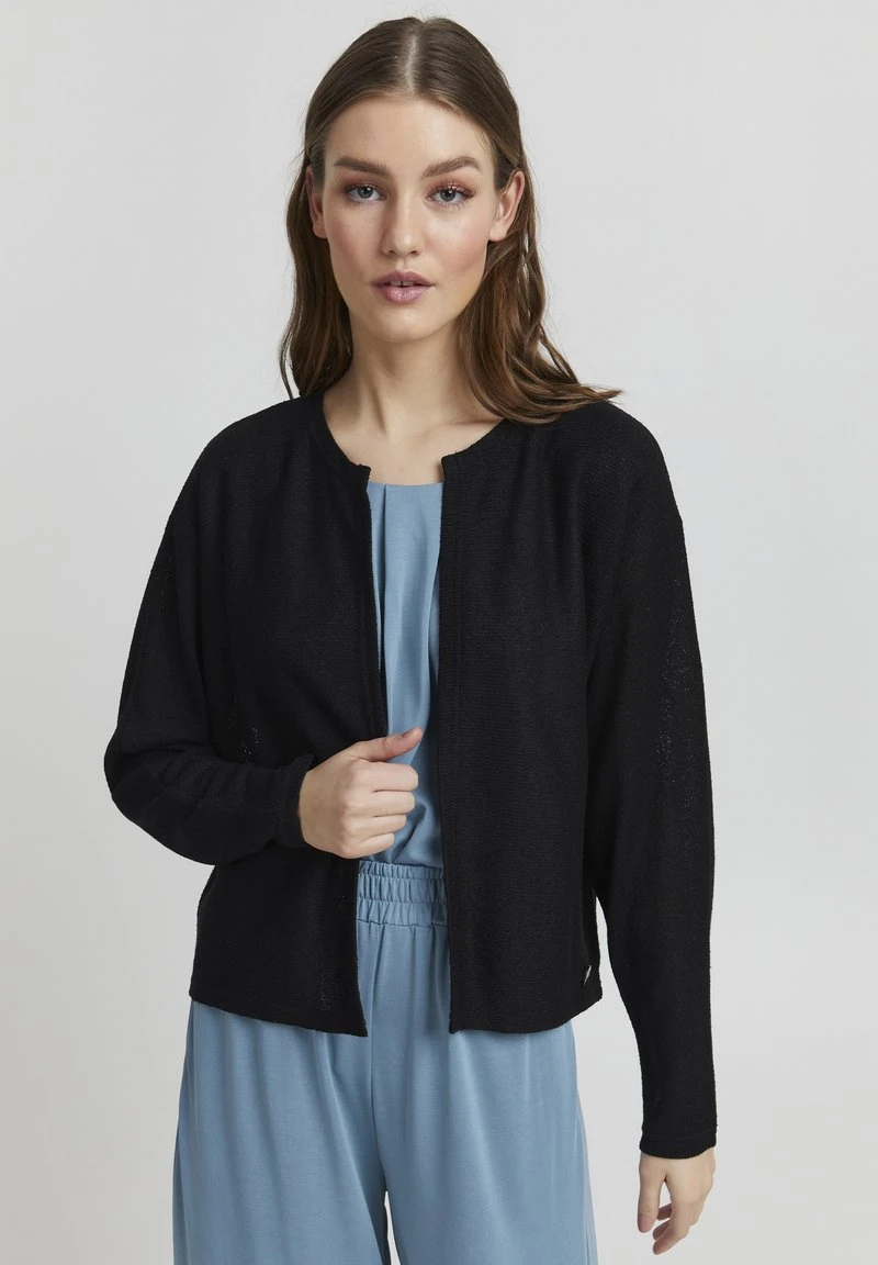 OXMO KIKE - Strickjacke - Black 3 OXMO KIKE - Strickjacke - Black