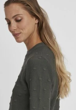 OXMO OXDOTTA - Strickpullover - Dark Shadow -Oxmo 1ab60b31cfd248a9a3a04e97110f5f47