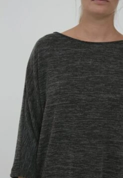 OXMO OXBINALA - Strickkleid - Dark Grey Melange -Oxmo 1c614afe85a54204995bdfe975fc8169