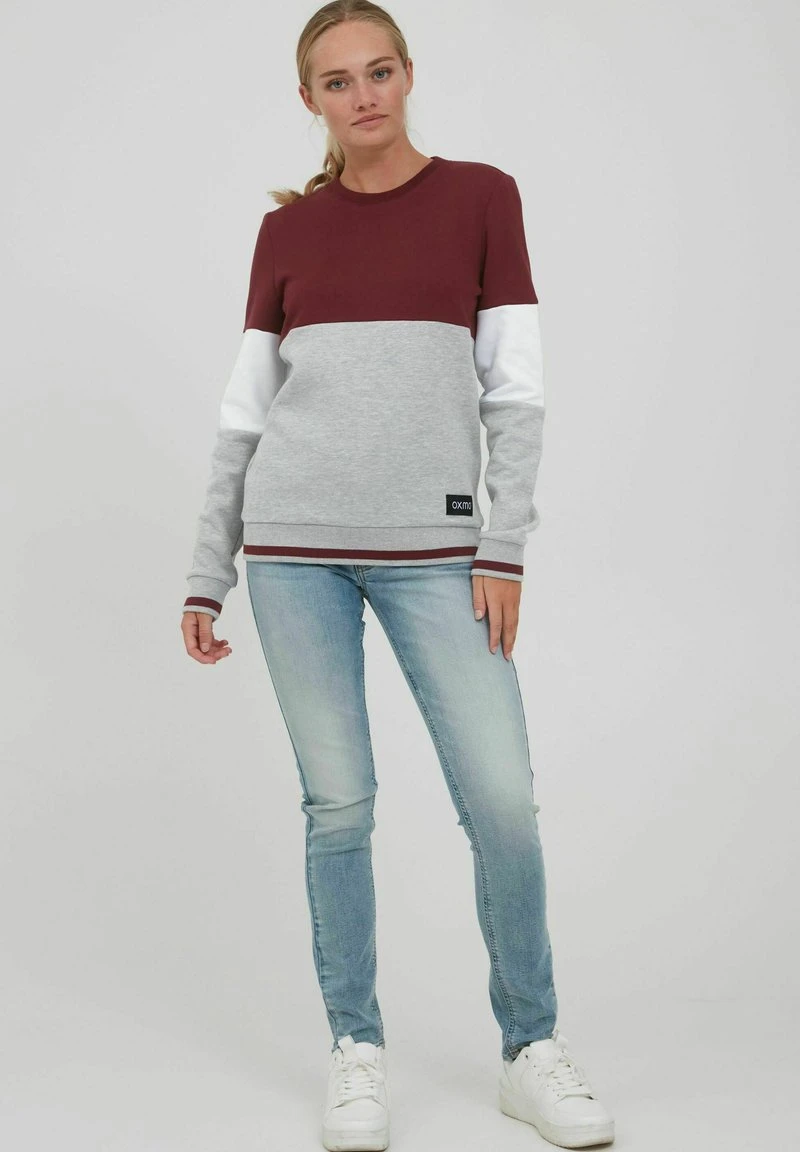 OXMO OXOMAYA - Sweatshirt - Wine Red 4 OXMO OXOMAYA - Sweatshirt - Wine Red – Bild 2