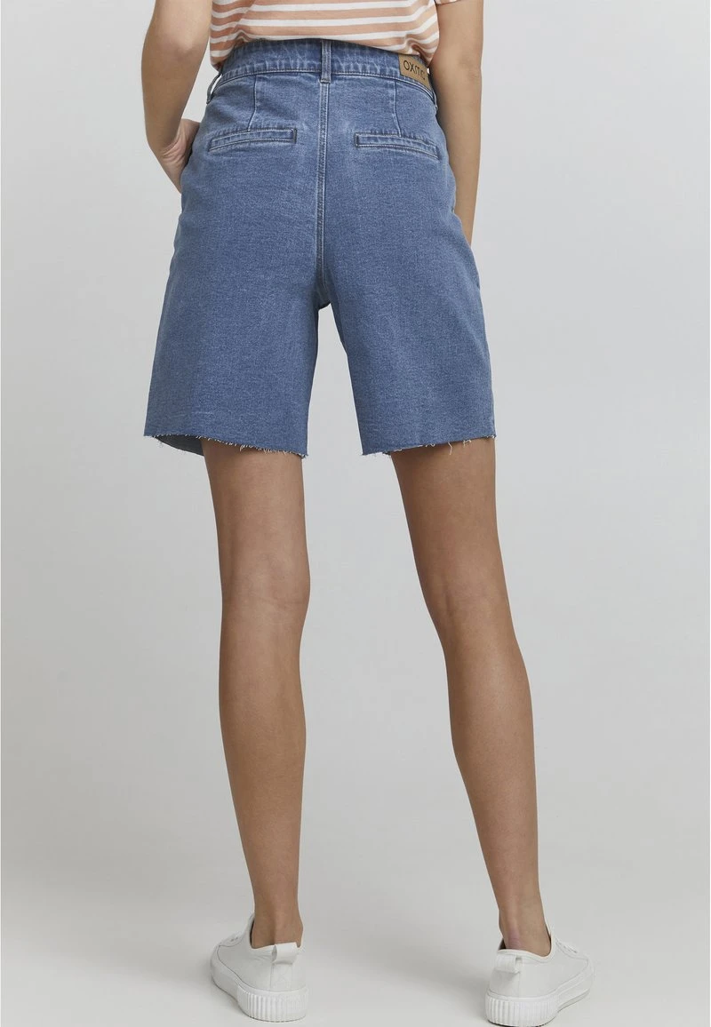 OXMO Jeans Shorts - Mid Blue Denim 4 OXMO Jeans Shorts - Mid Blue Denim – Bild 3