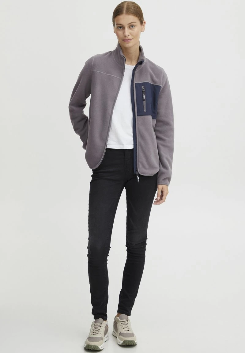 OXMO OXNYMFE - Fleecejacke - Pewter 4 OXMO OXNYMFE - Fleecejacke - Pewter – Bild 2