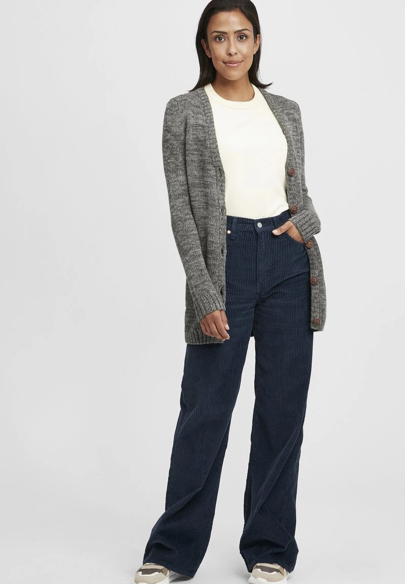 OXMO OXPHILEMONA - Strickjacke - Dark Grey 4 OXMO OXPHILEMONA - Strickjacke - Dark Grey – Bild 2