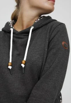 OXMO OXULRIKA - Kapuzenpullover - Dark Grey Melange -Oxmo 276c4e44f4974e2099ac0750d16b7571