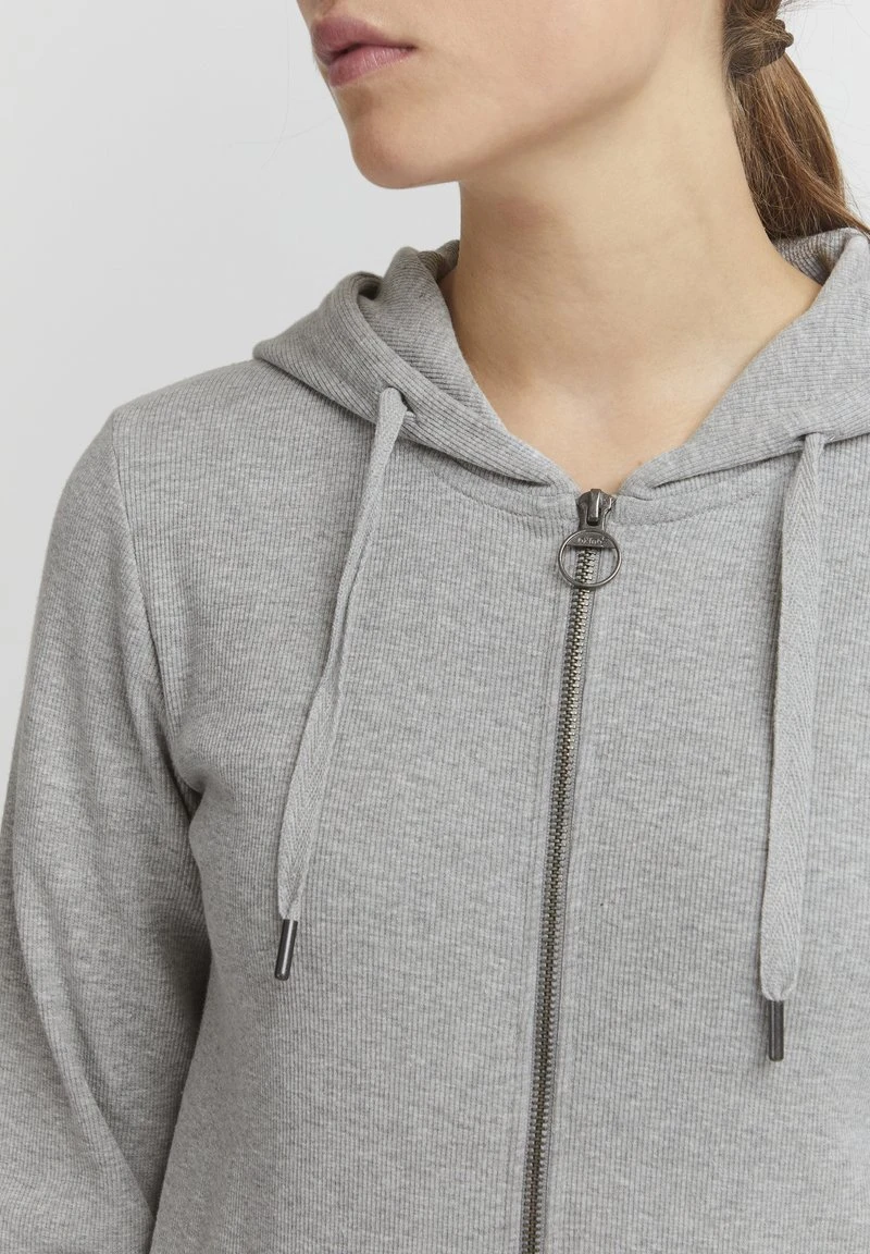 OXMO OXLOVA - Sweatjacke - Light Grey Melange 5 OXMO OXLOVA - Sweatjacke - Light Grey Melange – Bild 3