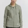 OXMO OXLOVA - Sweatjacke - Seagrass Melange -Oxmo 2fdd5ff5a41647e2a408e84ed251d9b4