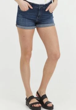 OXMO OXANDREJA - Jeans Shorts - Dark Ink