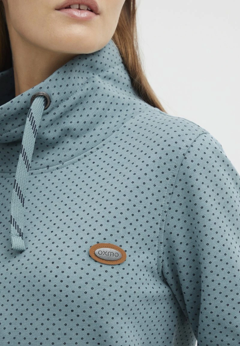 OXMO TUBE SW - Strickpullover - Smoke Blue Melange 6 OXMO TUBE SW - Strickpullover - Smoke Blue Melange – Bild 4