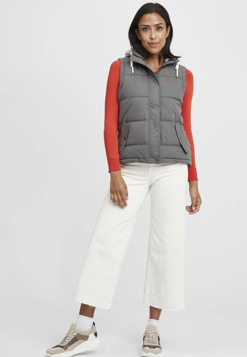 OXMO OXLEWONDA - Weste - Dark Grey 4 OXMO OXLEWONDA - Weste - Dark Grey – Bild 2