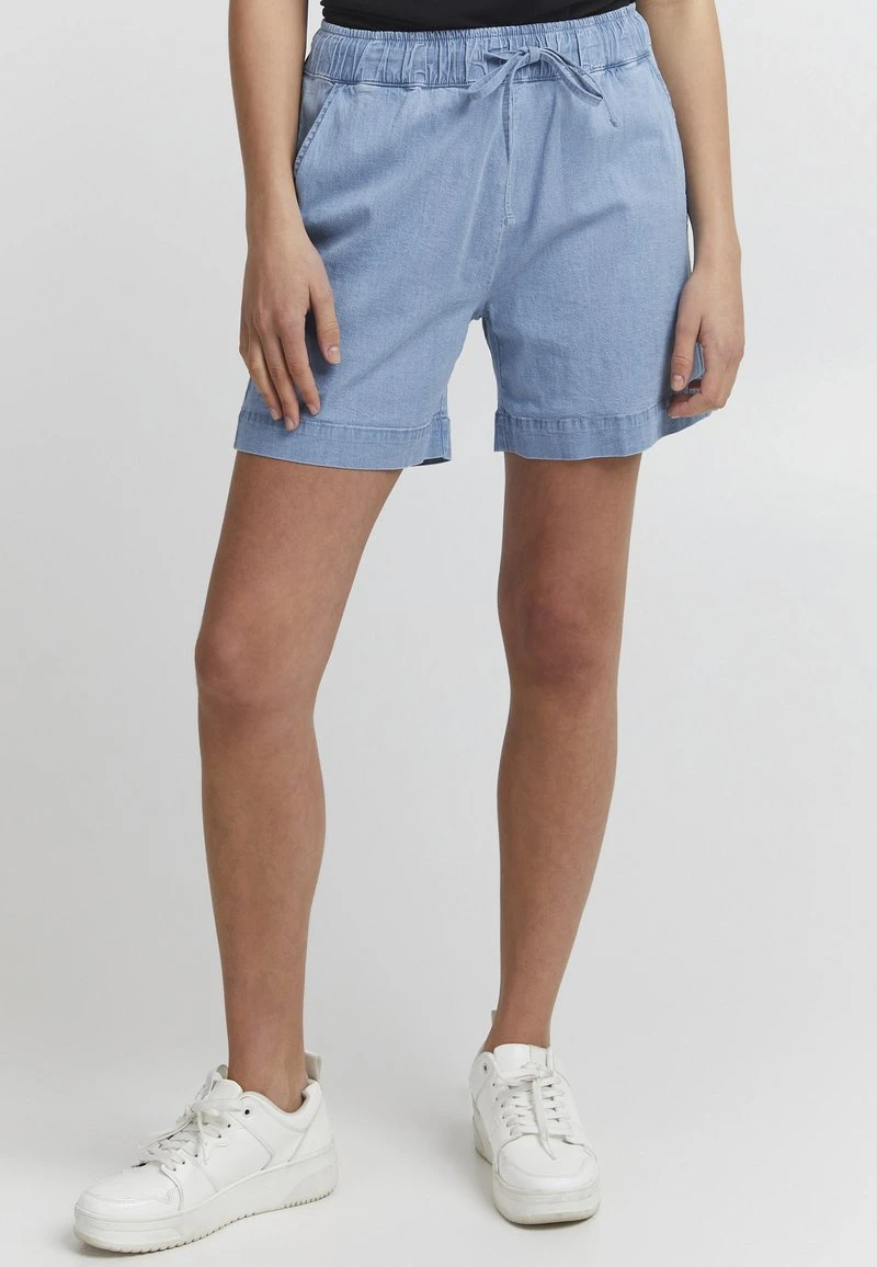 OXMO OXLILLITH - Jeans Shorts - Light Blue Denim 3 OXMO OXLILLITH - Jeans Shorts - Light Blue Denim