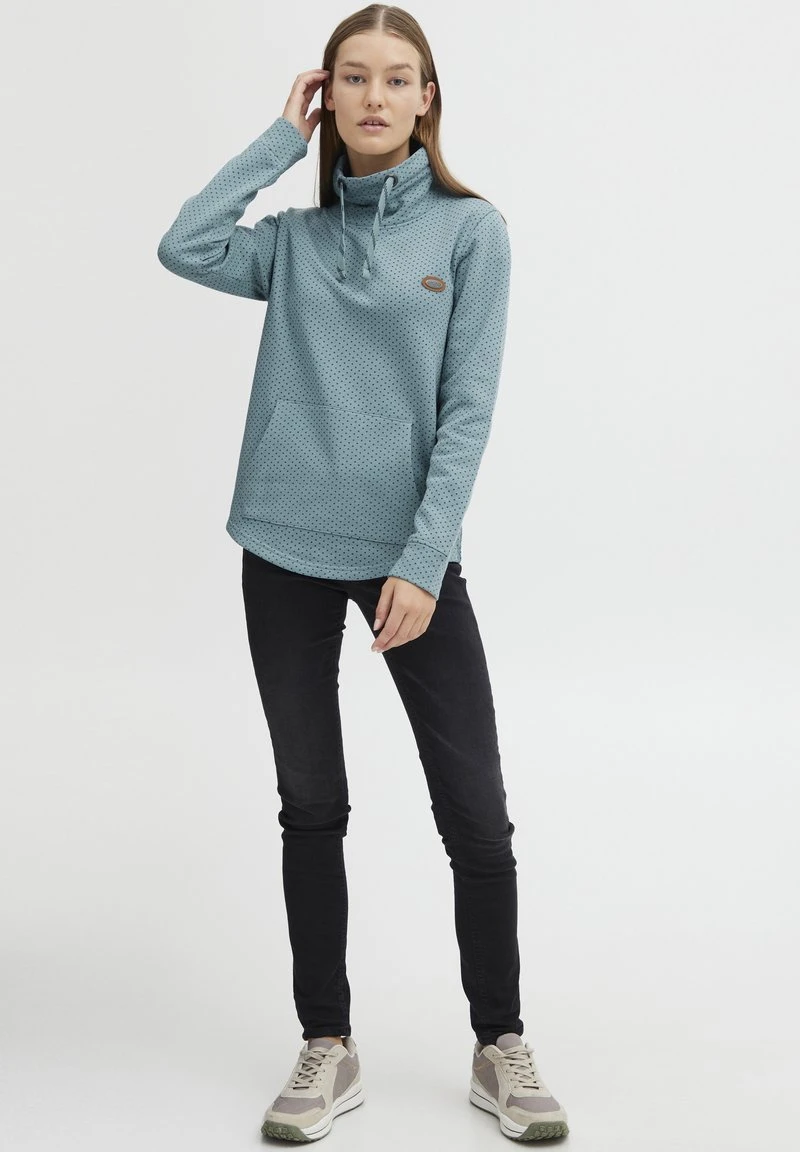 OXMO TUBE SW - Strickpullover - Smoke Blue Melange 4 OXMO TUBE SW - Strickpullover - Smoke Blue Melange – Bild 2