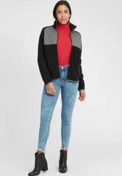 OXMO OXMALIN - Fleecejacke - Black -Oxmo 3c85c18b080b45d3a2385989e7e57666