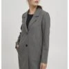 OXMO OXNETA - Klassischer Mantel - Medium Grey Melange 2 OXMO OXNETA - Klassischer Mantel - Medium Grey Melange -Oxmo 3e92e3a5cff14a4db83ee96251772510