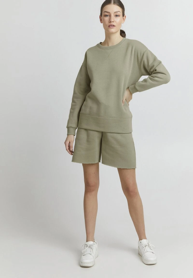 OXMO HOLMA - Sweatshirt - Seagrass 4 OXMO HOLMA - Sweatshirt - Seagrass – Bild 2