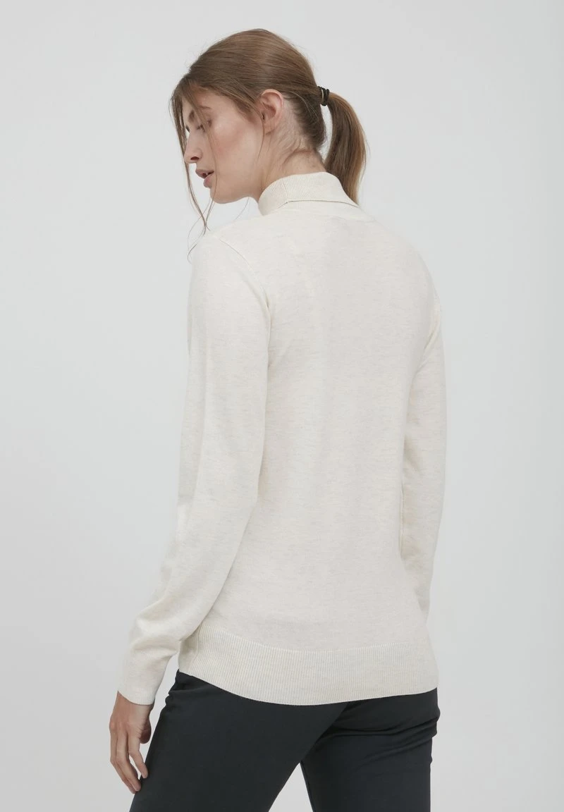 OXMO OXWINA - Strickpullover - Oyster Grey Melange 5 OXMO OXWINA - Strickpullover - Oyster Grey Melange – Bild 3