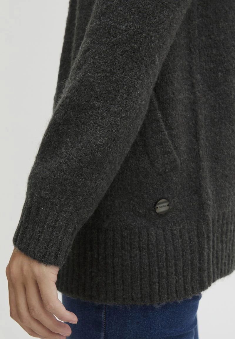 OXMO OXSALLY - Strickjacke - Blackened Pearl Melange 7 OXMO OXSALLY - Strickjacke - Blackened Pearl Melange – Bild 5