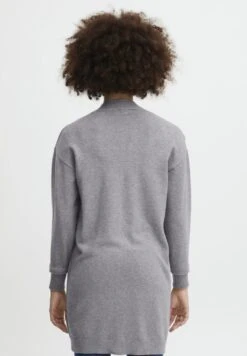 OXMO OXRITIANA - Strickjacke - Mid Grey Melange -Oxmo 475c9161f3c8484eb1ffd4f131edb212