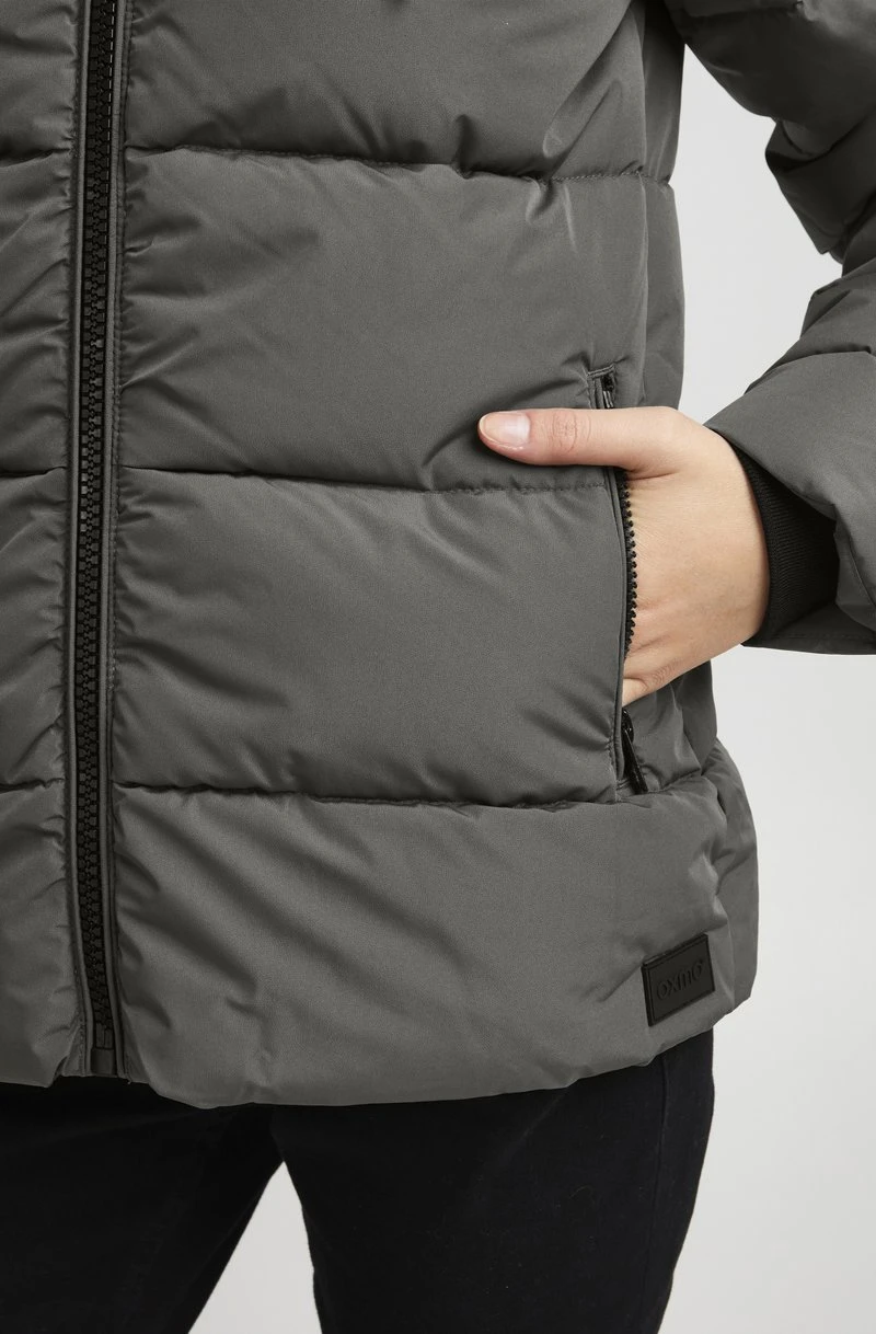 OXMO OXSOFINA - Winterjacke - Pewter 7 OXMO OXSOFINA - Winterjacke - Pewter – Bild 5