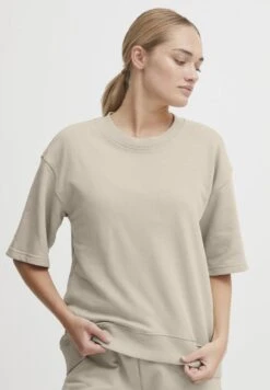 OXMO OXSAFINA - T-Shirt Basic - Doeskin
