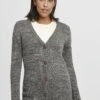 OXMO OXPHILEMONA - Strickjacke - Dark Grey -Oxmo 4b1367c5e0274412b0fd2f0a770f731e