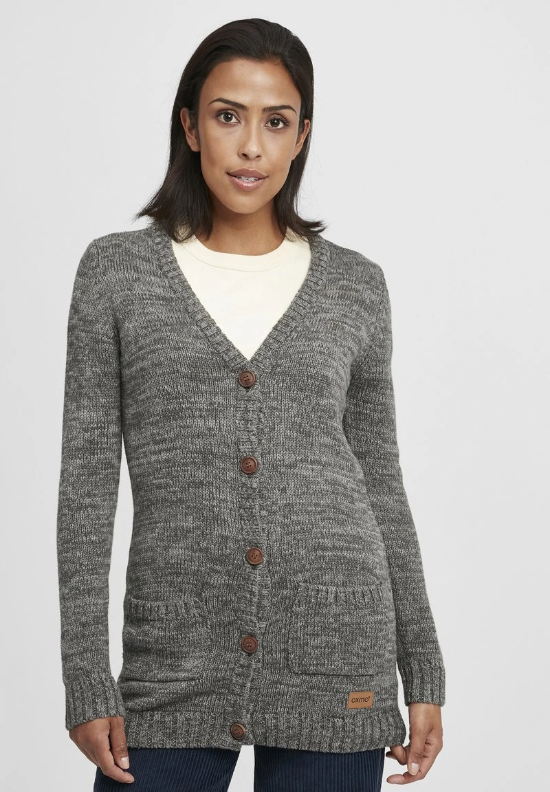 OXMO OXPHILEMONA - Strickjacke - Dark Grey 3 OXMO OXPHILEMONA - Strickjacke - Dark Grey