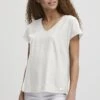 OXMO SABINE - Bluse - Off White 1 OXMO SABINE - Bluse - Off White -Oxmo 4c1983c8b462423598675a0561e808d5