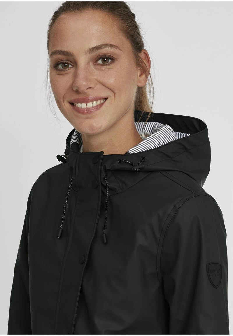 OXMO OXBECKY - Regenjacke / Wasserabweisende Jacke - Black 6 OXMO OXBECKY - Regenjacke / Wasserabweisende Jacke - Black – Bild 4