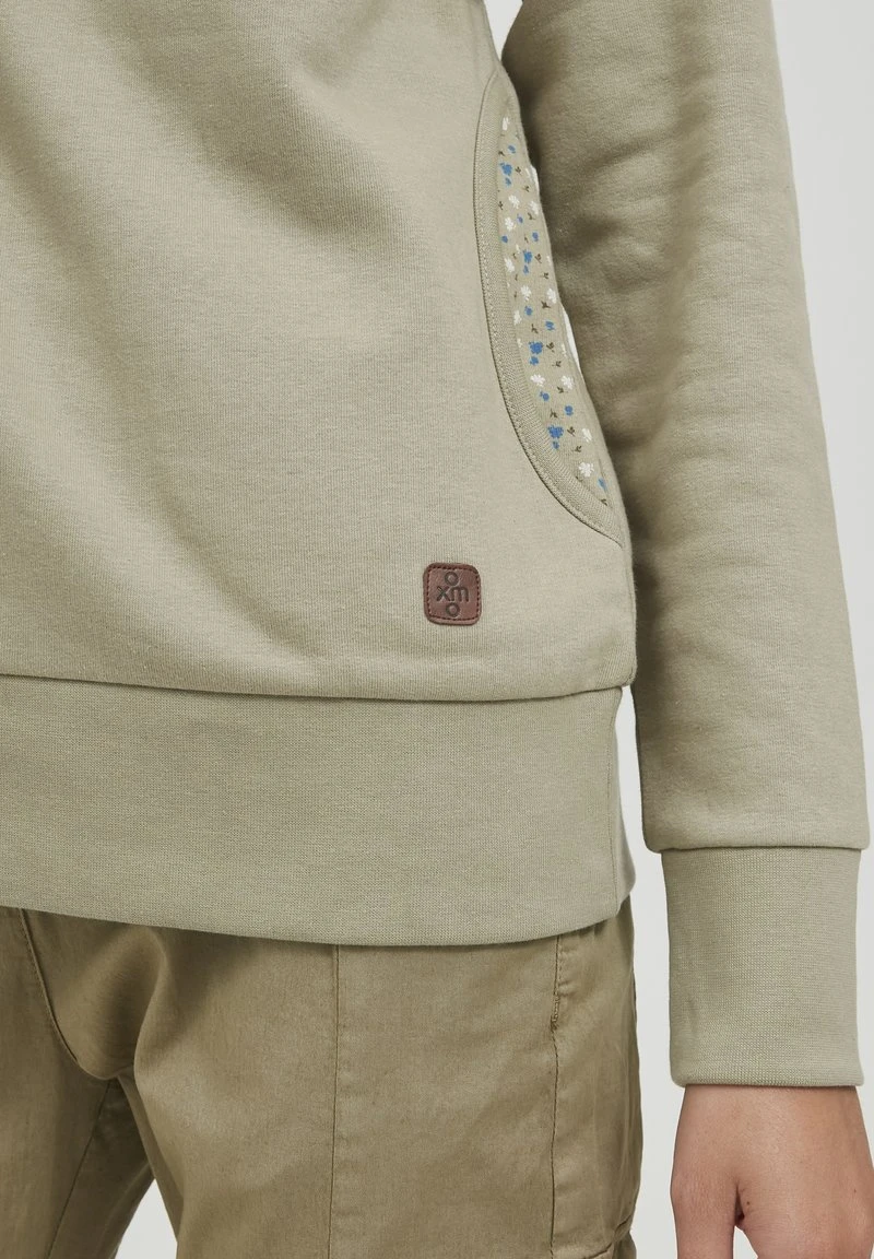 OXMO OXUDINE - Sweatshirt - Seagrass 7 OXMO OXUDINE - Sweatshirt - Seagrass – Bild 5