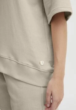 OXMO OXSAFINA - T-Shirt Basic - Doeskin -Oxmo 53f78ca20b71455092ecfc727cd24487