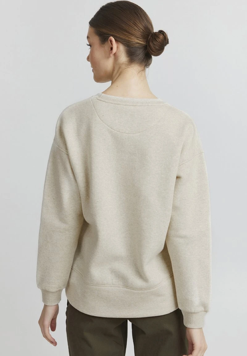 OXMO HOLMA - Sweatshirt - Oatmeal Melange 5 OXMO HOLMA - Sweatshirt - Oatmeal Melange – Bild 3
