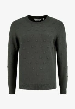 OXMO OXDOTTA - Strickpullover - Dark Shadow -Oxmo 557420dc30194cbc92126d369e363516