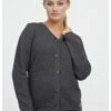 OXMO OXHELGA - Strickjacke - Pewter 2 OXMO OXHELGA - Strickjacke - Pewter -Oxmo 55ef5b32971c475d8c4b92155067d98a