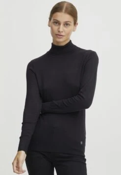 OXMO KATJA - Strickpullover - Black