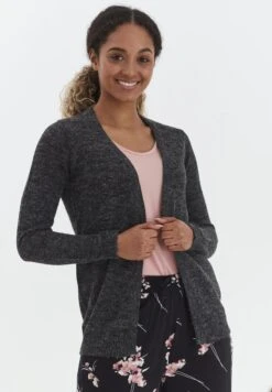 OXMO OXNENA - Strickjacke - Charcoal Mix