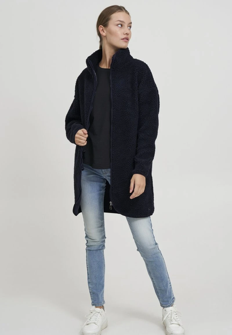 OXMO OXTOVA - Sweatjacke - Dark Blue 4 OXMO OXTOVA - Sweatjacke - Dark Blue – Bild 2