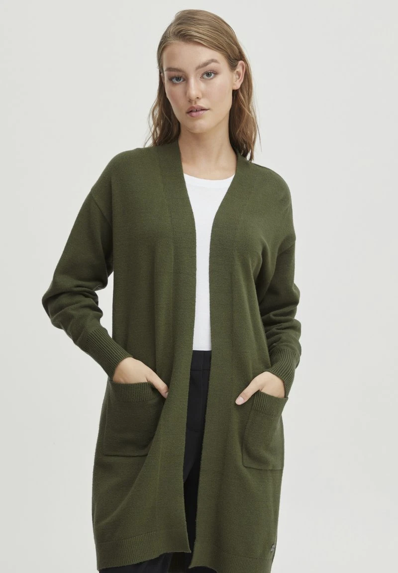 OXMO OXRITIANA - Strickjacke - Rifle Green Melange 3 OXMO OXRITIANA - Strickjacke - Rifle Green Melange