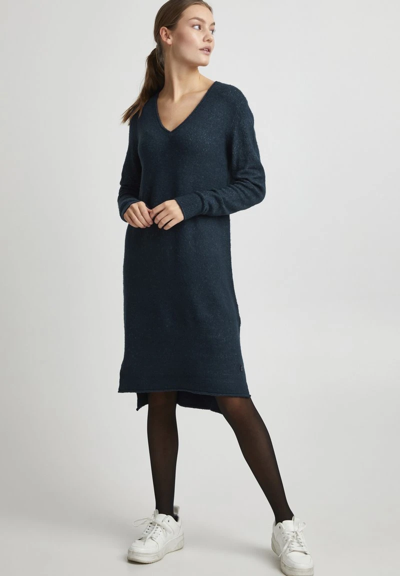 OXMO OXIDA - Strickkleid - Total Eclipse Melange 3 OXMO OXIDA - Strickkleid - Total Eclipse Melange – Bild 2